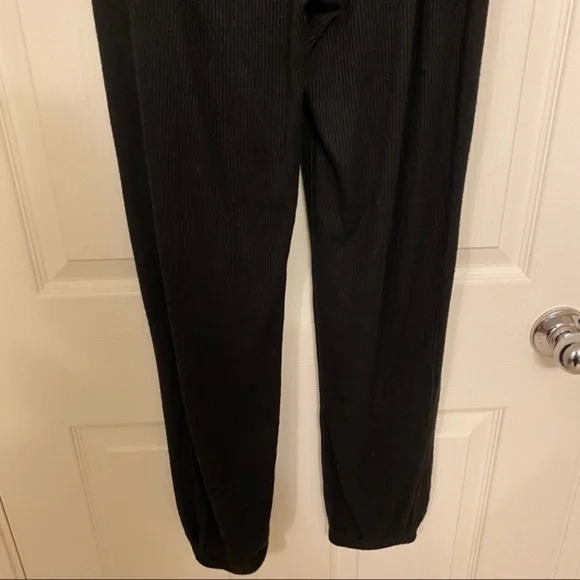 rag & bone Rib Knit Joggers in Black Size S - Picture 8 of 12